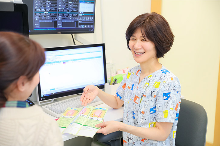 スタッフは全員女性なので、安心して受診ください