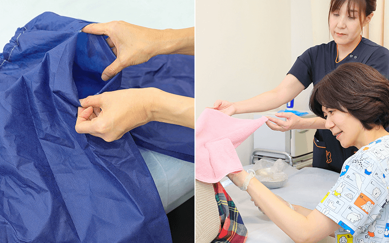 恥ずかしさを軽減するための心配り